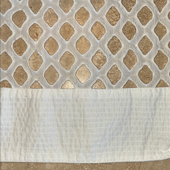 FLOREAT ANTHROPOLOGIE White Mesh Eyelet Skirt, Midi. 6 - Picture 8 of 15